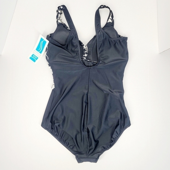NWT Silhouette Solution Waist Minimizer One Piece Swimsuit - Picture 4 of 9